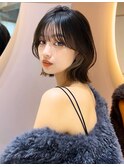 韓国ボブ　レイヤーカット　ウルフカット　大宮　石井遥
