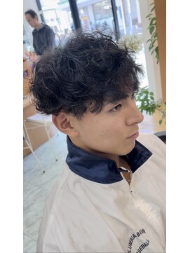 マキシム ナカイ(MAXIM NAKAI) シャドウパーマ　波巻きパーマ　マッシュ