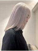 7295ニュアンスカラーホワイトアッシュハイトーンカラー韓国ヘア
