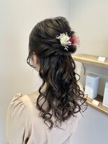 エウ(eu)&nbsp;ふわふわハーフアップ/お呼ばれヘア