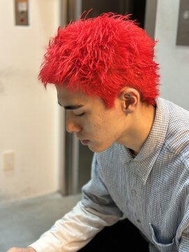 ロンドアンメゾン 原宿(Lond un Maison.) スパイキーショート/ブルーブラック/フェザーパーマサーフカール