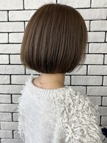 アドラーブル ココロ 新潟(adorable CoCoLo)&nbsp;20代30代透明感ブラウンアッシュ丸みボブ