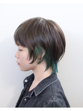 ルプラ ガーデン(le-pla garden) インナーカラー#ウルフレイヤー#ケアブリーチ#ダブルカラー#豊橋