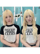 アロハナ 津店(ALOHANA) 毛先のブリーチムラ気になるしハイトーンといえばロング！の巻