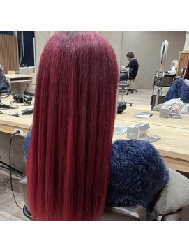 ココンヘアー(KOKON hair) 【ブリーチ × バーガンディ】