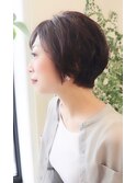 【 Ｉ. 】30代からの襟足すっきり前下がりショートボブ　川口