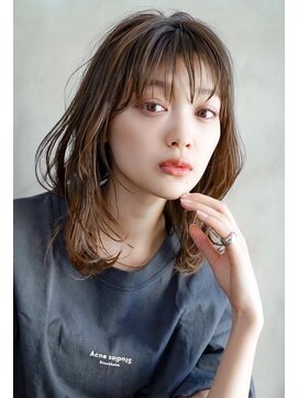 ギークス(GEEKS) 【GEEKS渋谷】顔周りレイヤー/小顔/ロングレイヤー/冬ヘア/渋谷