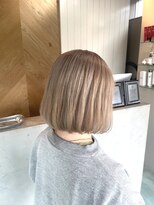 エイト 沖縄豊崎店(EIGHT toyosaki)&nbsp;【EIGHT 豊崎】お客様スタイル_中明度ミルクティーベージュ