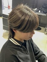 アウル 心斎橋(owl)&nbsp;シースルーマッシュウルフ/グレージュ/ラウンドマッシュウルフ