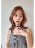 イメチェン外ハネボブ美髪ワイドバング顔周りレイヤーボブ/小倉