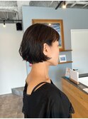 ニュアンスパーマショートボブ