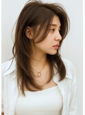 30代40代50代ボブルフ小顔ワンレンこなれミディ