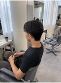 メンズカット メンズスタイル センター分け 襟足 AKARI