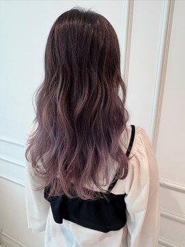 ヘアーアンドメイク ニューヨークニューヨーク 姫路店(Hair&Make NYNY) 繋がり綺麗なラベンダーグラデーション