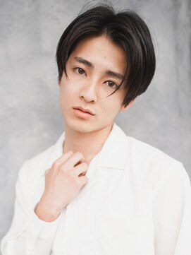 マノ 千歳烏山(MaNO) 〈n15〉センターパートアップバングツーブロックメンズスパイラ