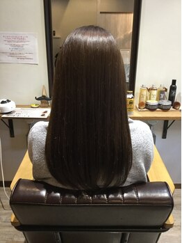 ヘアーガレージ カワニシ(hair garage KAWANISHI)の写真/「朝のセットがラクになった!」と好評◎骨格やクセに合わせた再現性抜群のカットで毎日のセットが楽しく♪