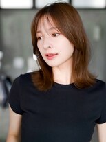 エインアンリー 明治神宮前(AIN.ANLY.) ☆黒髪クラゲヘアーオリーブグレー小顔ココアベージュ韓国ヘア