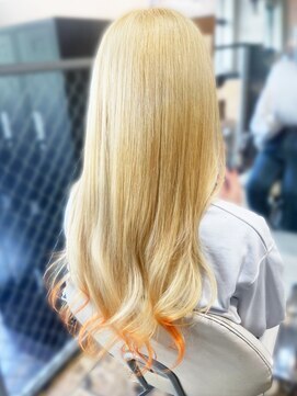 ジュエル アンド バービー(Jewel&Barbie) 【専門店】ダブルインナーカラーエクステ優しいブリーチ髪質改善