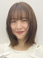 アイトーキョーエス 渋谷(AI TOKYO S) レイヤーボブ/オリーブベージュ/結べるボブ