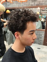 フォーコーナーズカットショップスリーセント 栄(FourCornersCutShop 3/cent) 仏陀パーマ/ブッダパーマ/スパイキーショート