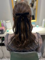 ヘアアレンジメント ボガスティーズ 川崎店(Hair arrangement Vogusty's)&nbsp;綺麗めハーフアップ