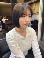 ビグディーサロン(BIGOUDI SALON)&nbsp;完全イメチェンかわいい切りっぱなしボブ
