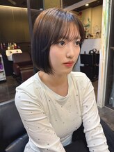ビグディーサロン(BIGOUDI SALON)&nbsp;完全イメチェンかわいい切りっぱなしボブ