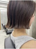 《20代30代》☆ワンレンボブ/朝楽スタイリング/透明感カラー