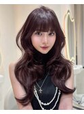 韓国ヘアハッシュカットレイヤーカットブリーチ無し韓国ボブ渋谷
