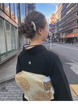 ミグ バイ クオーレ(mig by CUORE)&nbsp;黒留袖持ち込み　着付け　ヘアセット