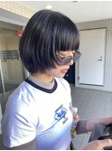 【とまべち】顔周りウルフ×ショートボブ