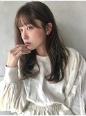 髪質改善美髪 韓国風 小顔 ナチュラル 透明感カラー×ロング