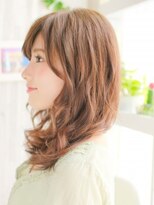 ナル 白山神社参道通り店(nalu)&nbsp;無造作パーマスタイル