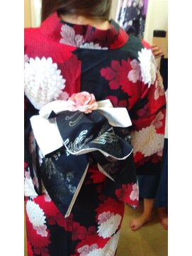 トータルビューティーサロンカワニシ 帯結び