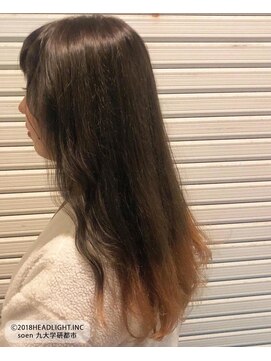 ソーエン バイ ヘッドライト 九大学研都市店(soen by HEADLIGHT) ＊毛先にオレンジ＊