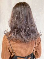 アルバム 銀座(ALBUM GINZA)&nbsp;ラベンダーアッシュ_外ハネボブアッシュブラウン_ba261911