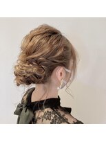ネオヘアー 曳舟店(NEO Hair)&nbsp;編み込みシニヨン曳舟ヘアセットダブルカラー髪質改善オージュア