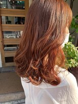 ボアップ 松山店(boappu) #オレンジベージュ#ウルフカット