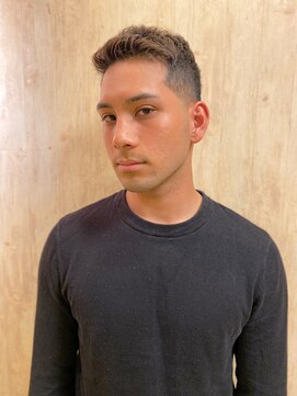 タカギ(TAKAGI) ビジネスショートパーマツーブロックサイドパートフェード70