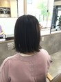 サロン 半田店(SALON)&nbsp;ぱつっと切りっぱなしボブが好きです。