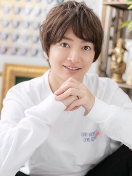 カバーヘア イヴ 戸頭店(COVER HAIR EVE) マット質感で優し気サイドパートショートc5戸頭20代30代40代