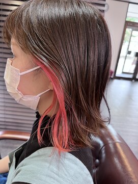 かんざし インナーカラー