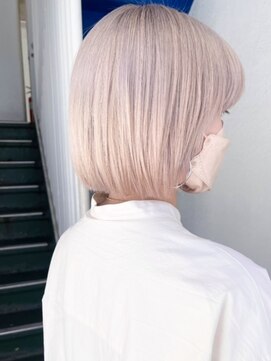 スー 渋谷(suu) ハイトーンホワイトベージュグレージュケアブリーチ