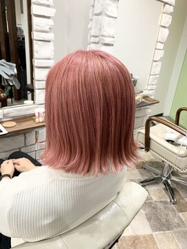 ヘアアンドメイク ルシア 奈良店(hair & make Lucia) ペールピンク