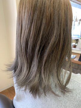 ゴエン(goen hair lounge) プツっパツっ柔らか切りっぱなしベージュ