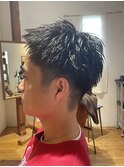 刈り上げショート/スパイキーショート/ツーブロック/フェード