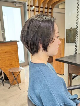 ゴーズゴードットビー 吉祥寺(go s go .b) gosgo近藤】アッシュブラック/ショートボブ/レイヤー/グレージュ