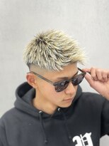 ルースト 心斎橋店(ROOST) スキンフェード×白金フルメッシュ