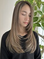 スティロ(stylo)&nbsp;ハイライトカラーグレージュベージュケアブリーチダブルカラー