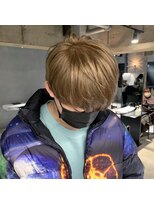 リール(rire)&nbsp;rireニュアンスパーマカルマパーマベリーショートダークアッシュ